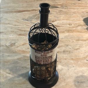 Wine cork holder